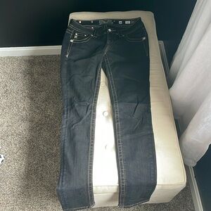 Miss me embellished black jeans